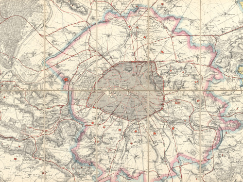 Les environs de Paris dans un rayon de 30 kilomètres