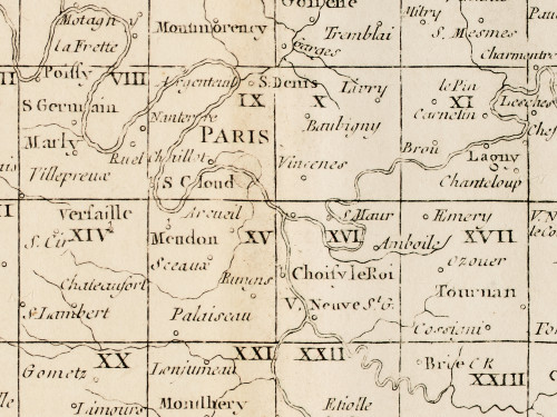 Atlas topographique des environs de Paris (Jean Lattré)