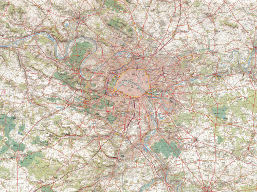 Environs de Paris par l'Institut géographique national