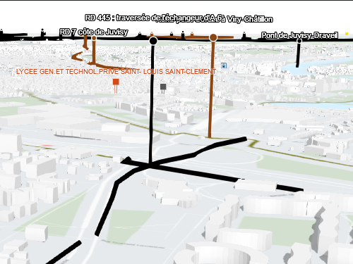 Discontinuités cyclables majeures en Île-de-France