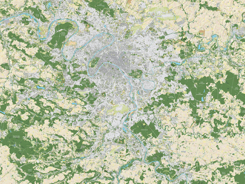 Des campagnes et des villes en Île-de-France