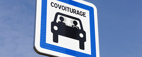 Trajets réalisés en covoiturage via une plateforme dédiée