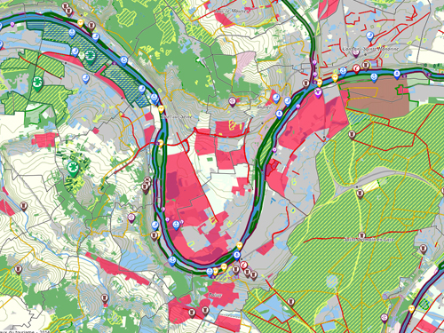 Cartes du fleuve