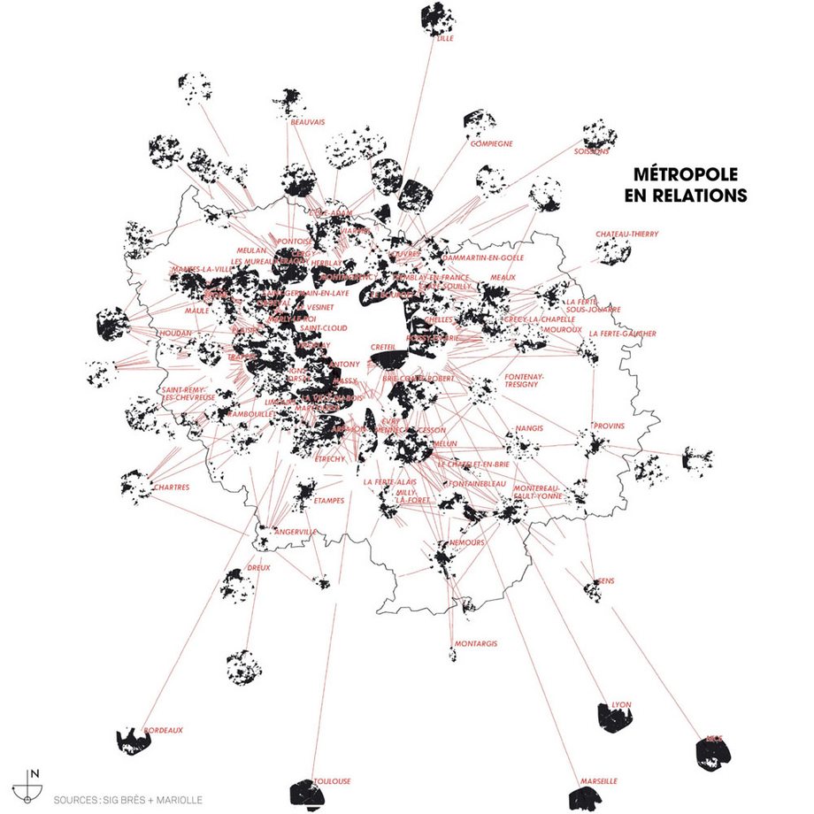 carte : métropole en relations