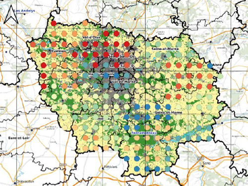 Les pollutions des matrices environnementales air, eaux, sols et leur sensibilité aux évolutions climatiques en Île-de-France