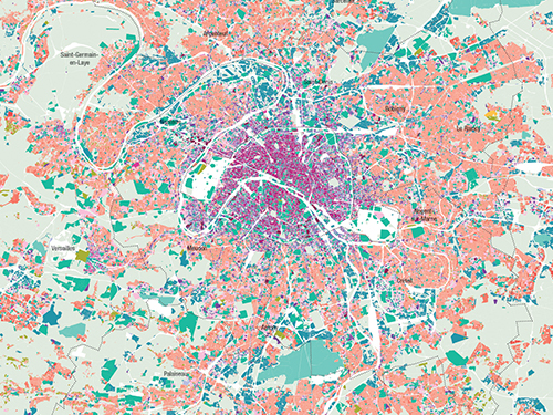 Les tissus urbains franciliens