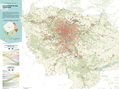 Occupation du sol en Île-de-France 2025