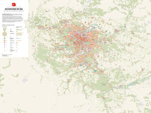 Occupation du sol en Île-de-France 2021
