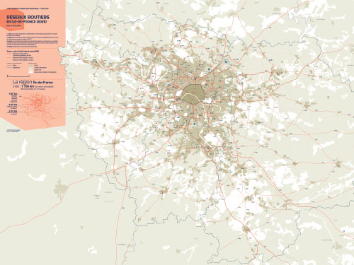 Réseaux routiers en Île-de-France Réseaux routiers en Île-de-France