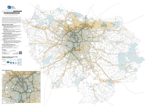Les cumuls de nuisances environnementales en Île-de-France