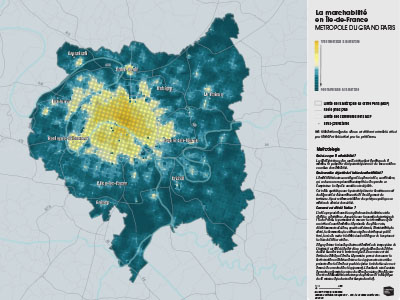 Les territoires de la marche en Île-de-France