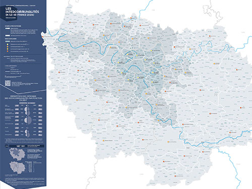 Les intercommunalités en Île-de-France