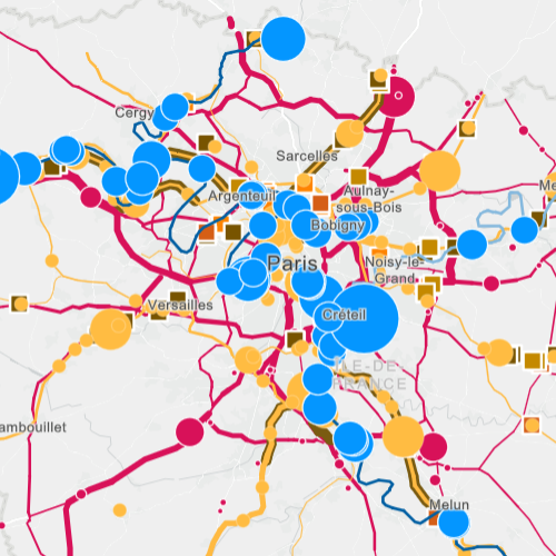 Infrastructures et trafics fret en Île-de-France (2026)